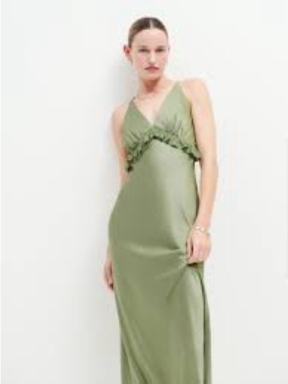 Reformation Madrigal Satin Dress